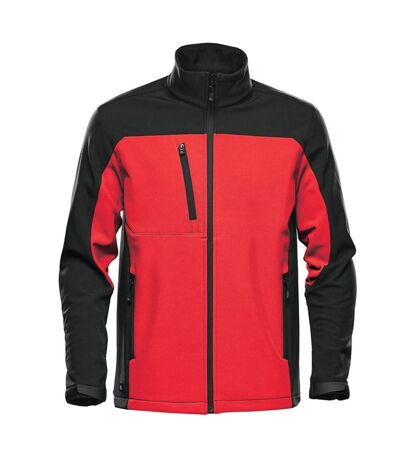 Mens Cascades Soft Shell Jacket Red Black Stormtech