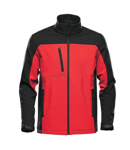 Mens Cascades Soft Shell Jacket Red Black Stormtech
