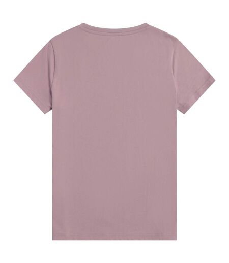T-shirt À Manches Courtes Et Coupe Décontractée Imprimé Graphique Snowdon Pour Femme Rose Mountain Warehouse
