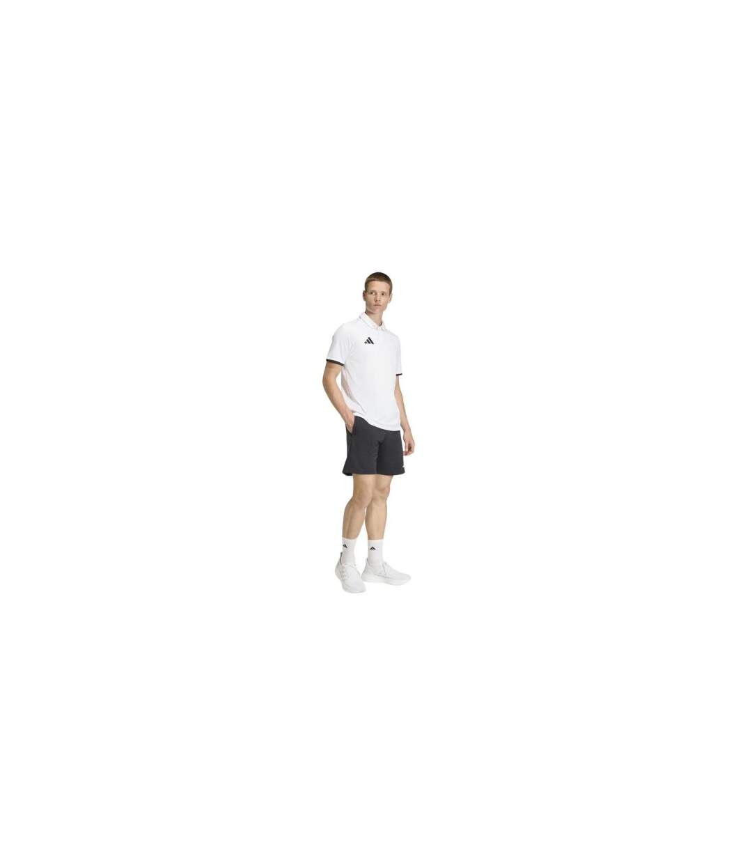 Polo Entrada Homme Blanc Adidas-1