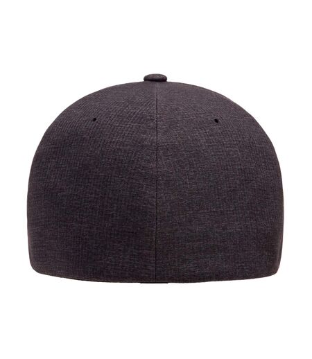 Casquette Motif/style Deux Tons Delta Bleu Charbon Chiné Flexfit