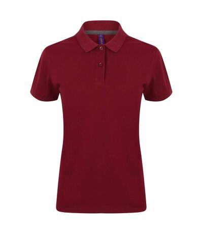 Polo Uni Femme Bordeaux Henbury