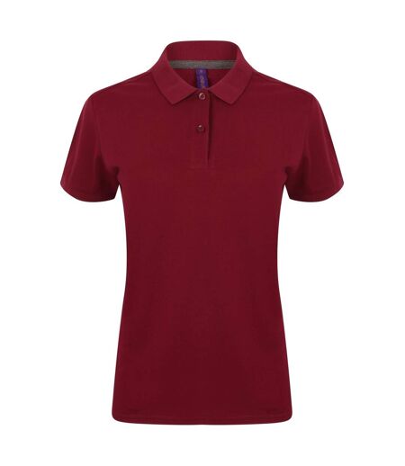 Polo Uni Femme Bordeaux Henbury