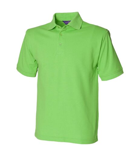 Henbury Mens Short Sleeved 65/35 Pique Polo Shirt (Bottle Green)
