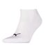 Pack of 3  Unisex adult cushioned trainer socks  white/black Puma