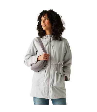Womens/ladies Navaeh Linear Waterproof Jacket Drizzle Regatta