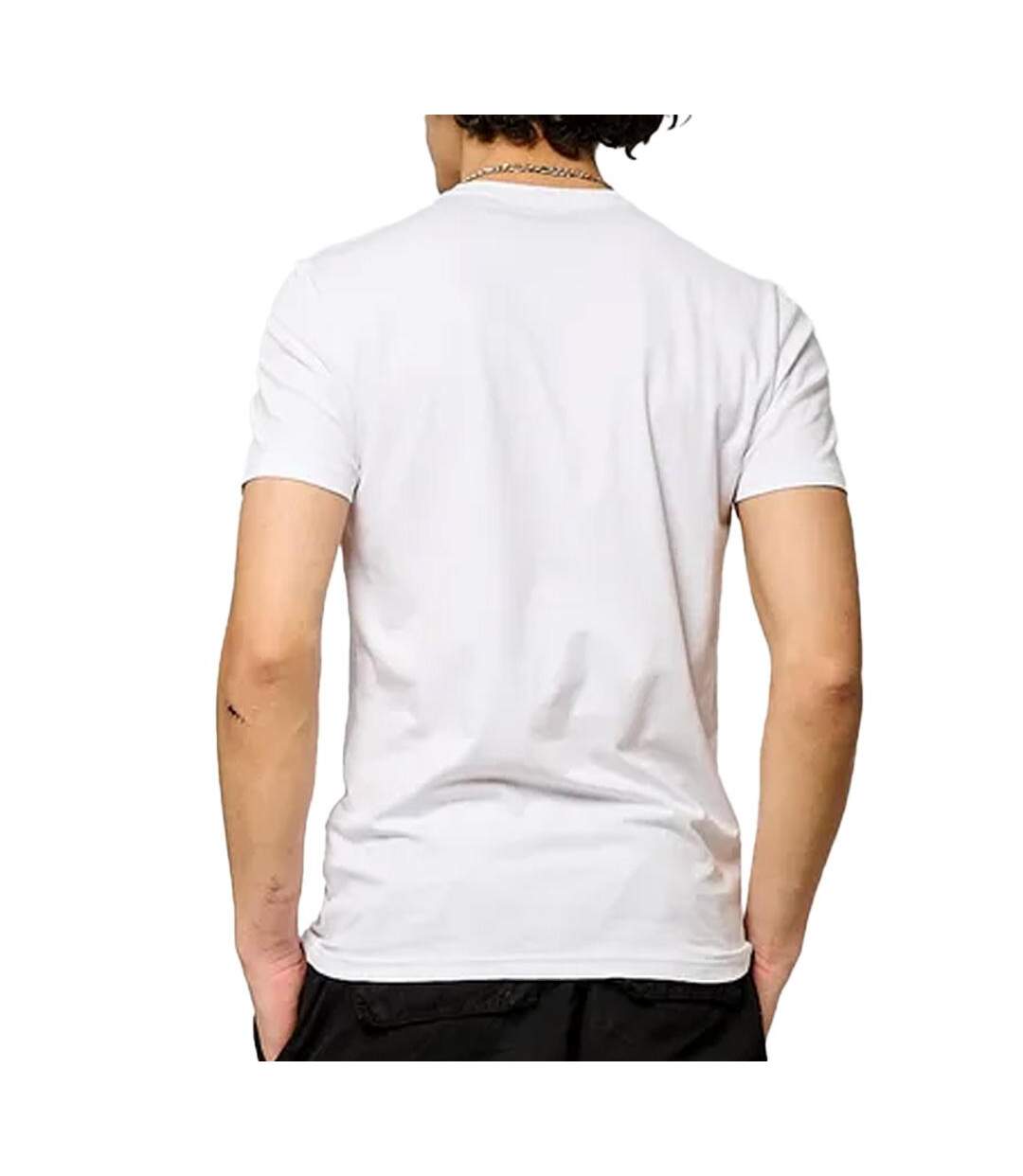 2x t-shirt blanc/vert homme kaporal tifth - l-3