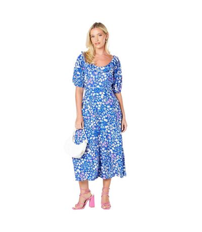 Robe mi-longue femme bleu Dorothy Perkins