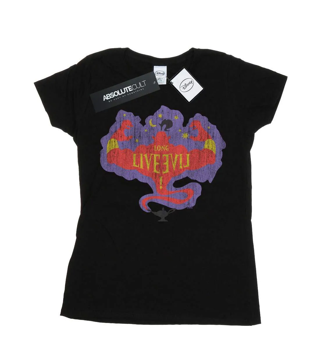 Disney - T-shirt THE DESCENDANTS GENIE LONG LIVE - Femme (Noir) - UTBI17640-1