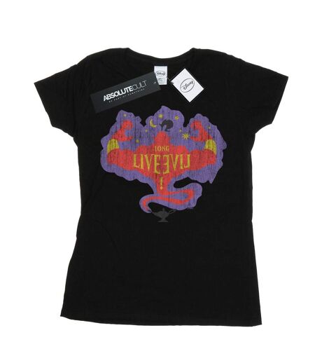 Disney - T-shirt THE DESCENDANTS GENIE LONG LIVE - Femme (Noir) - UTBI17640