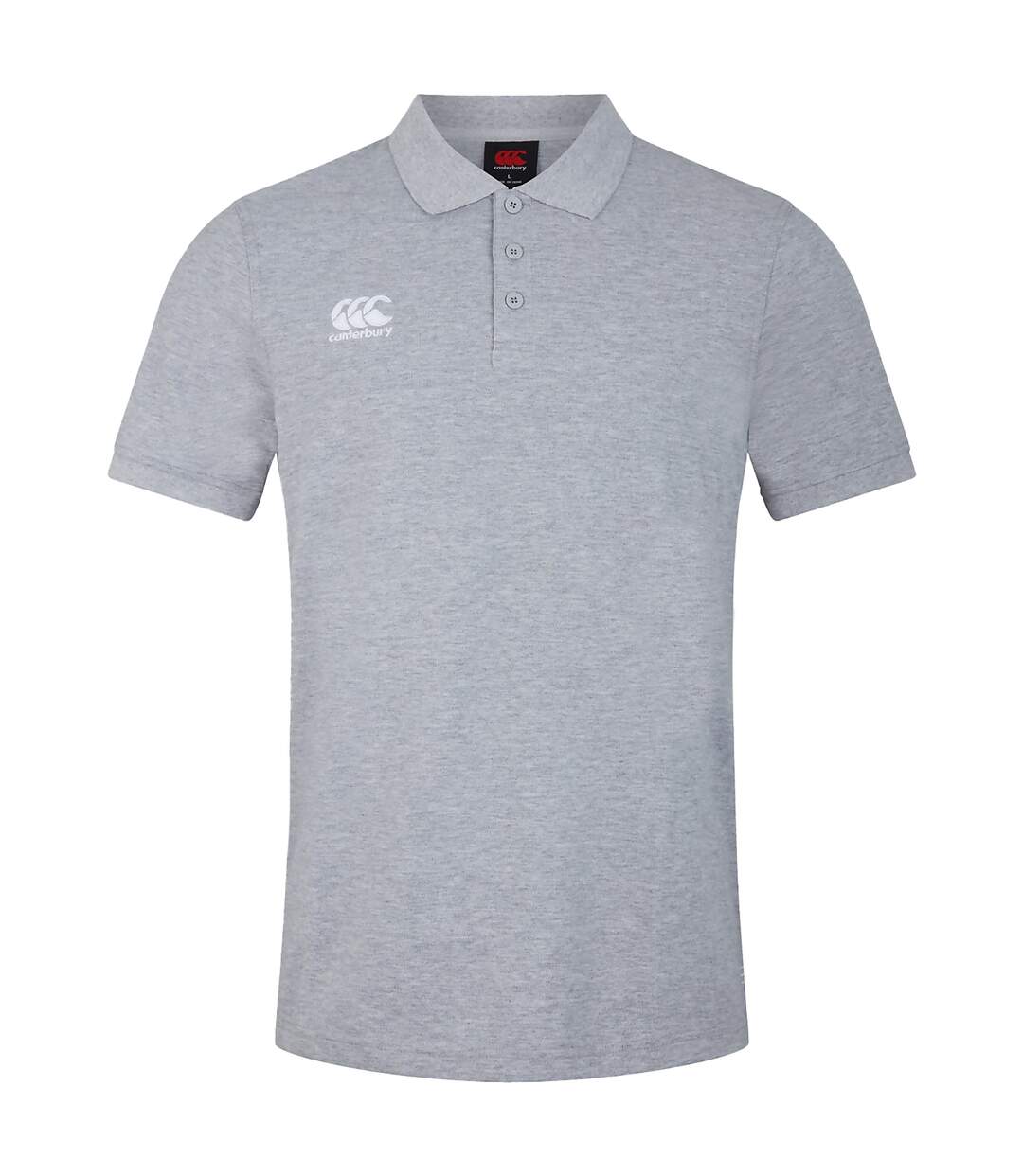 Waimak polo sport à manches courtes homme gris marne Canterbury