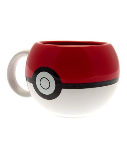 Pokemon Official Pokeball 3D Mug (Red/White) (One Size) - UTTA2414