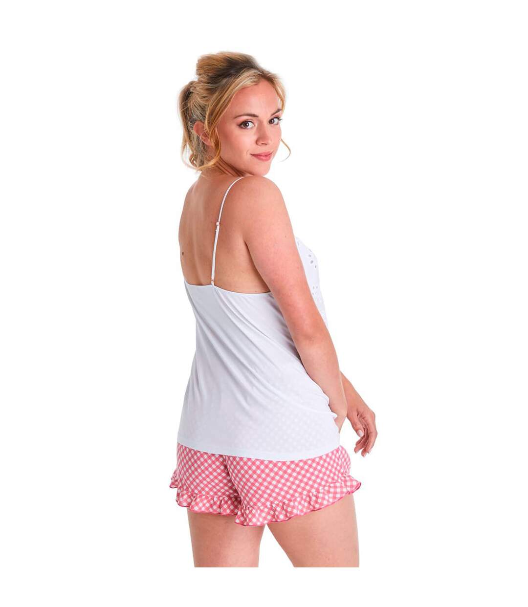 Top short blanc Jolie BB-3