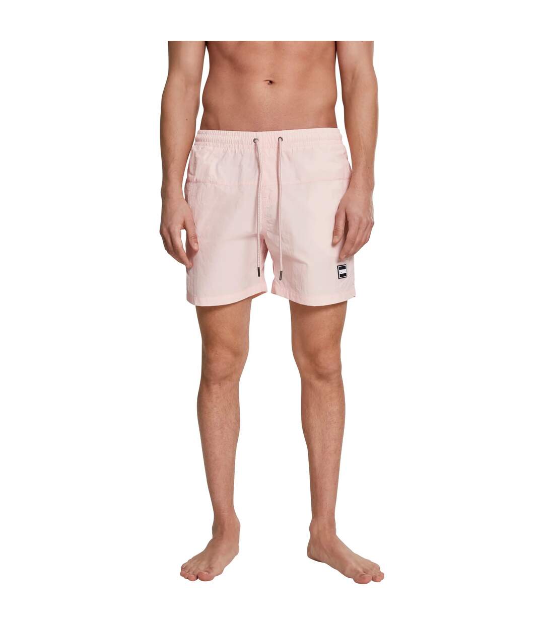 Short De Bain Motif/style Bloc Homme Rose Urban Classics-4