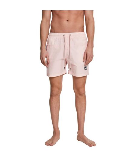 Short De Bain Motif/style Bloc Homme Rose Urban Classics