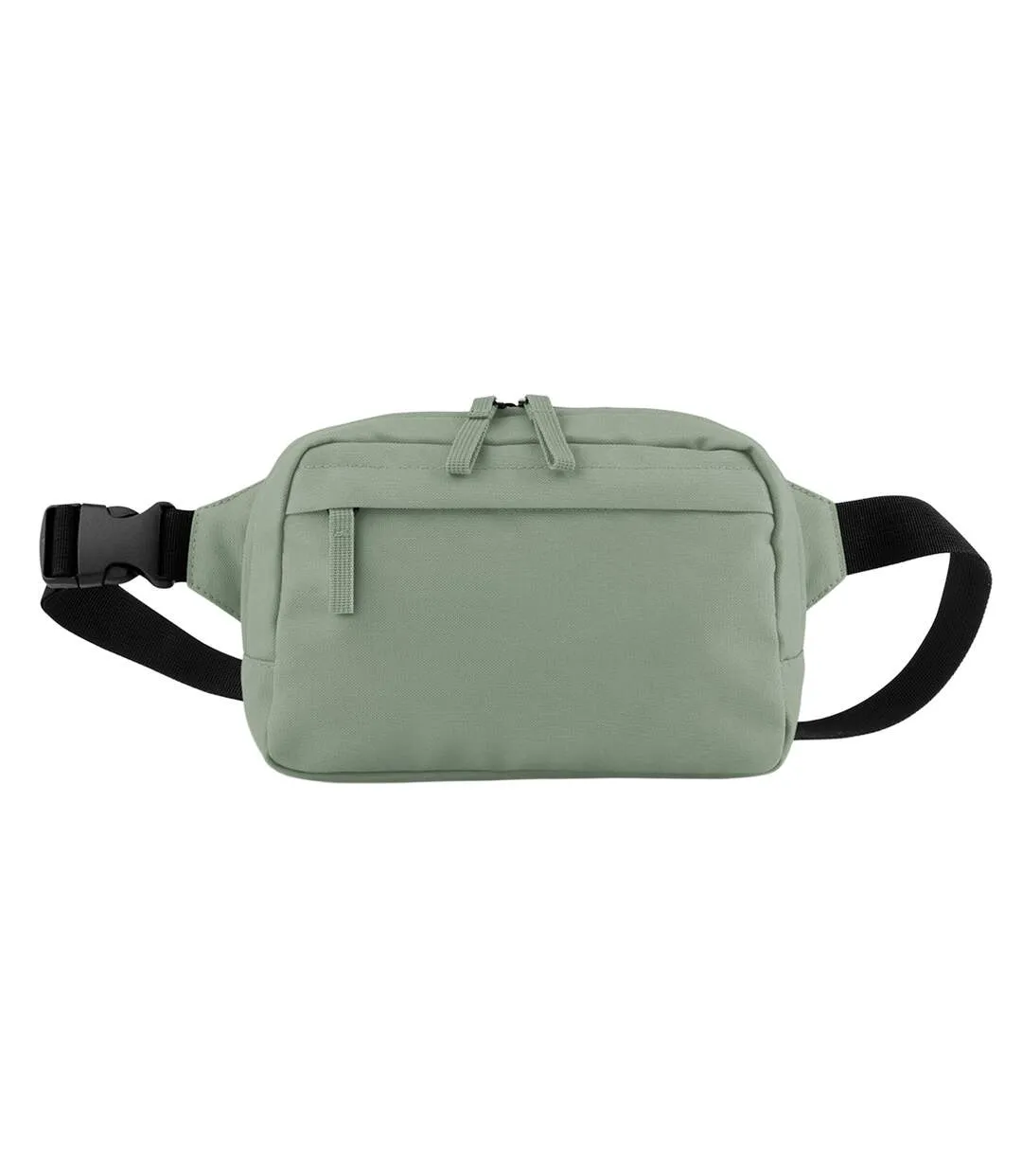 Premium Recycled Crossbody Bag One Size Dusty Green Bagbase-3