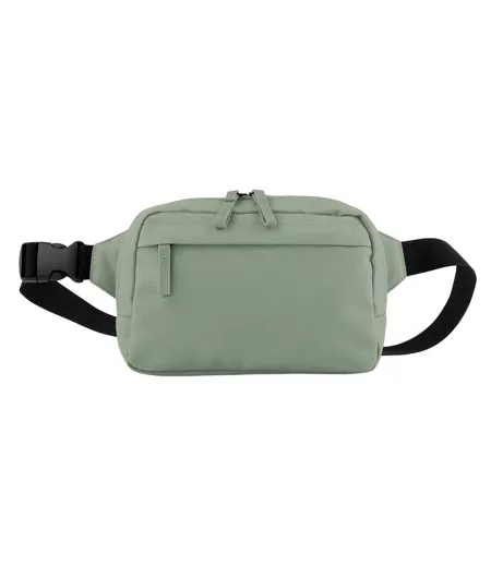 Premium Recycled Crossbody Bag One Size Dusty Green Bagbase