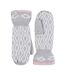 Ladies Knitted Fleece Lined Winter Warm Thermal Mittens-1