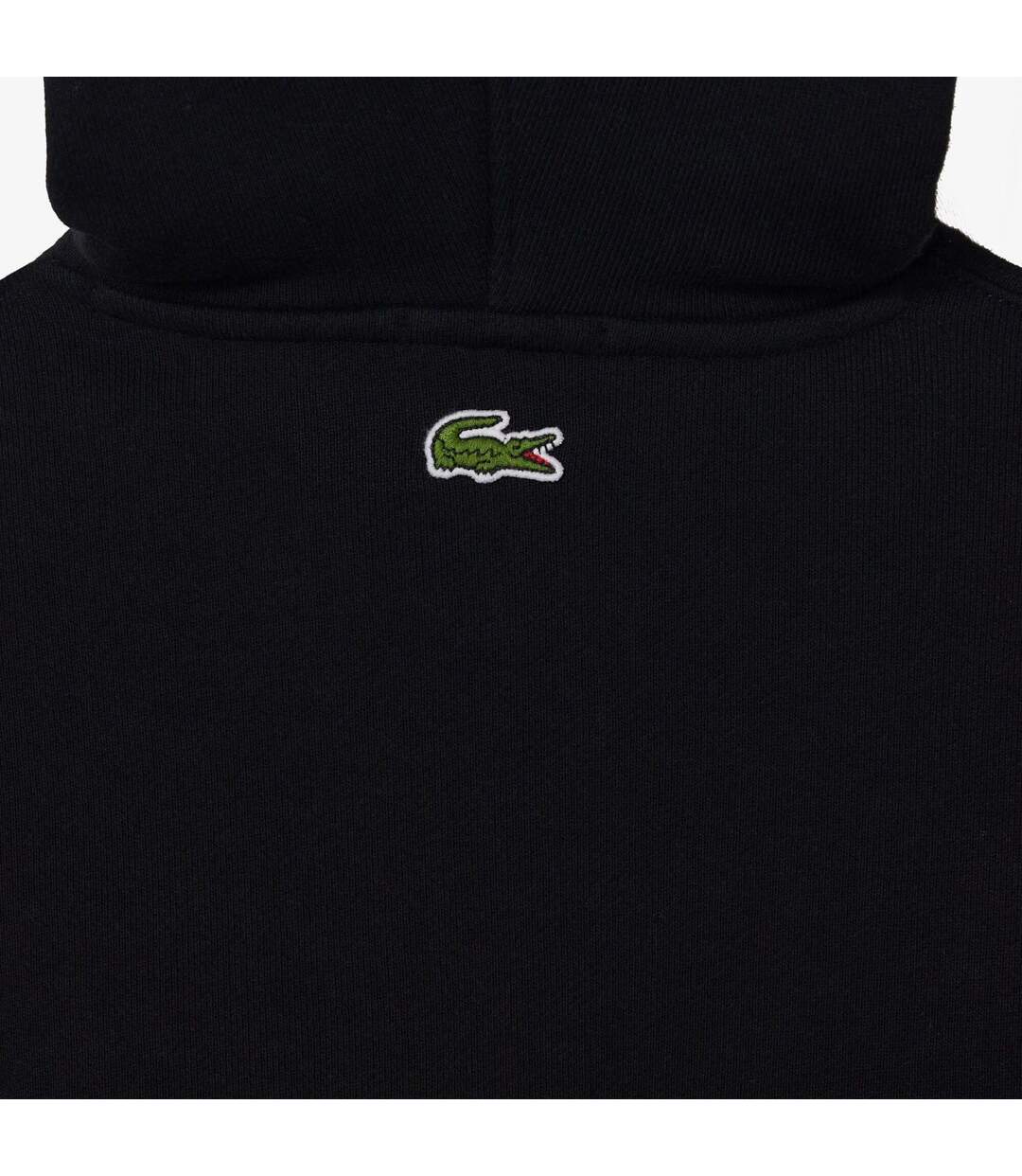 Sweat À Capuche Adulte Noir Lacoste-2