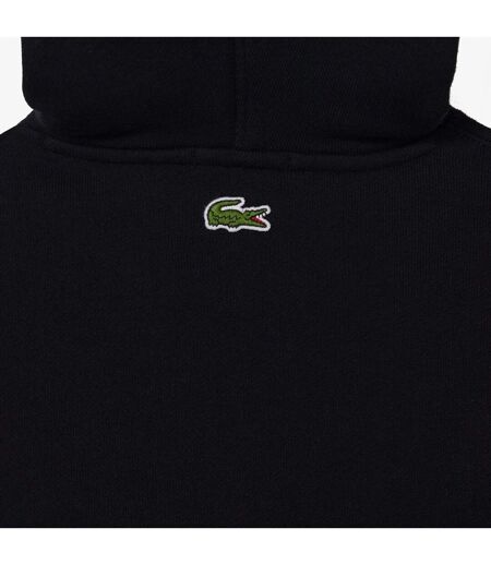 Sweat À Capuche Adulte Noir Lacoste