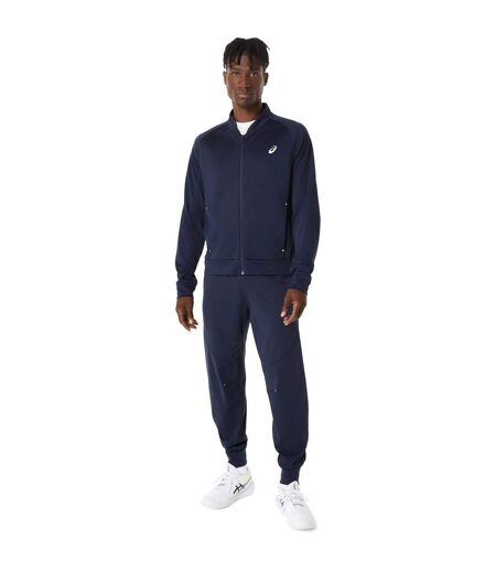 Mens Court Warm Up Tracksuit Top Midnight Blue Asics