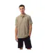 Mens Plain Natural Dyed Polo Shirt Beige Lyle & Scott-1