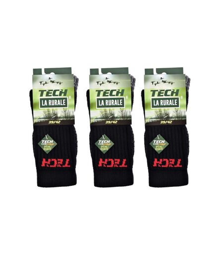Chaussettes de Travail LA RURALE pour Homme Résistance et Qualité Pro - Pack de 3