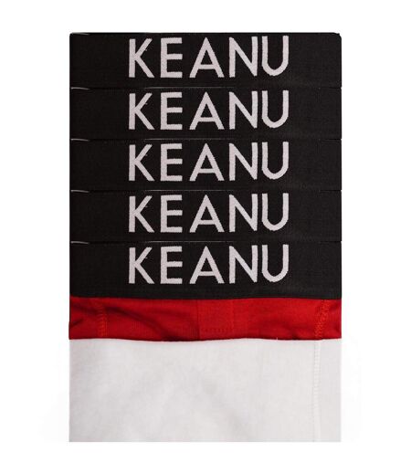 Boxers Homme Rouge Bleu Noir Bleu Roi Gris Foncé Blanc Keanu
