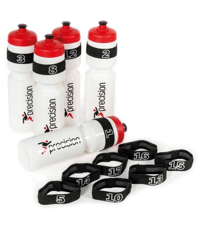 Precision Elastic Bottle Numbers (Pack of 17) (Black/White) (One Size) - UTRD226