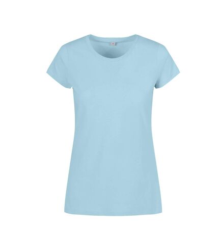 Build Your Brand Womens/Ladies Basic T-Shirt (Ocean Blue)
