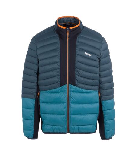 Mens Leedre Colour Block Hybrid Jacket Moonlight Denim Moroccan Blue Regatta