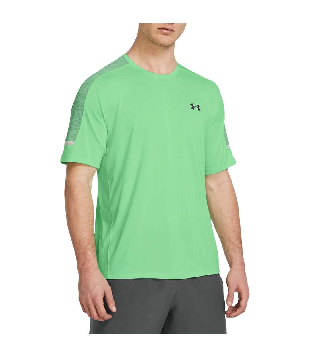 T-shirt manches courtes tech utility homme vert Under Armour-3