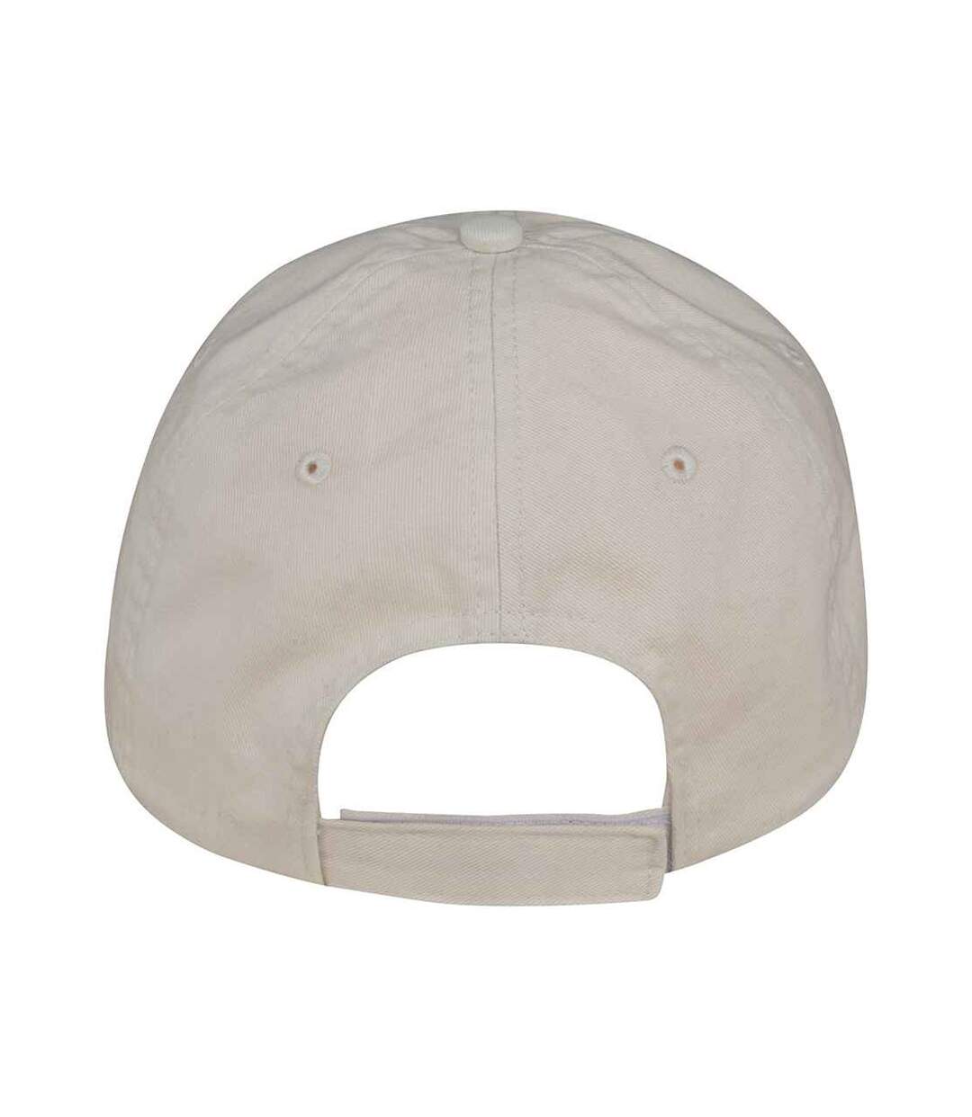 Unisex adult faded washed baseball cap ivory Native Spirit-2