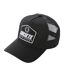 Casquette Trucker Sport Motif/style Logo Plate Noir Gris Societe Noir-1