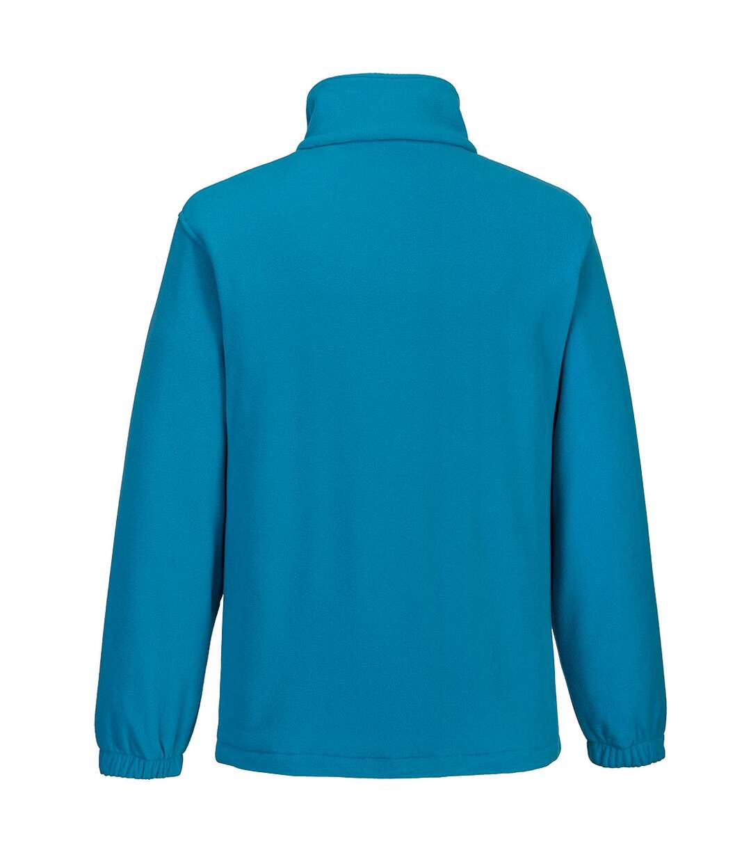 Mens aran fleece jacket aqua Portwest