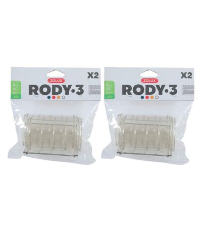 2 tubes droits pour connexion de cages Rody (Lot de 2)