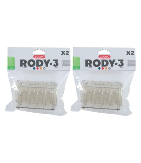 2 tubes droits pour connexion de cages Rody (Lot de 2)