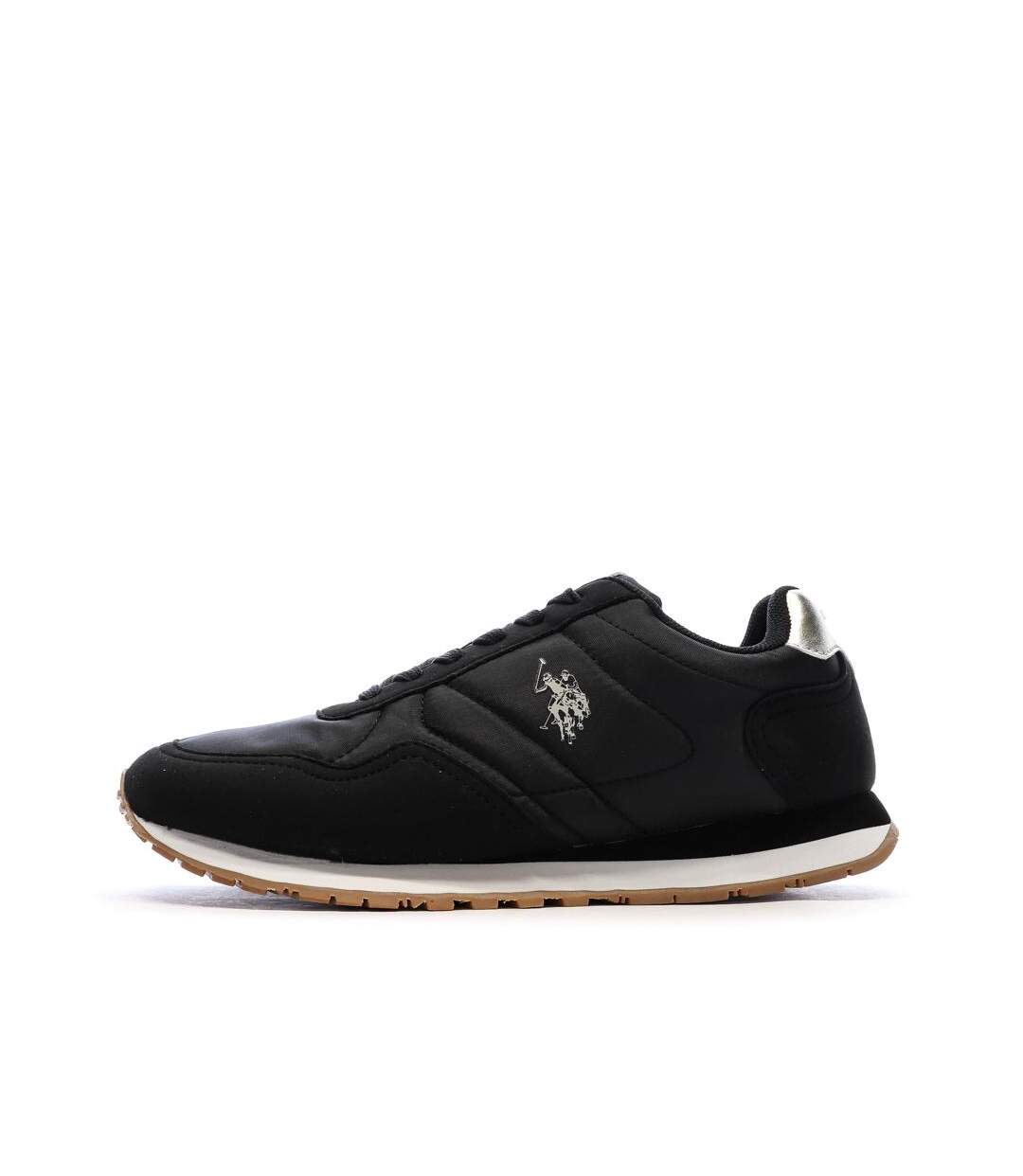 Baskets noires femme us polo assn fs1-1