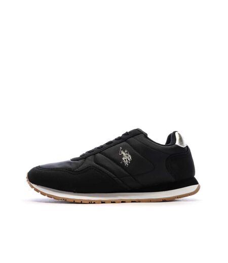 Baskets noires femme us polo assn fs1