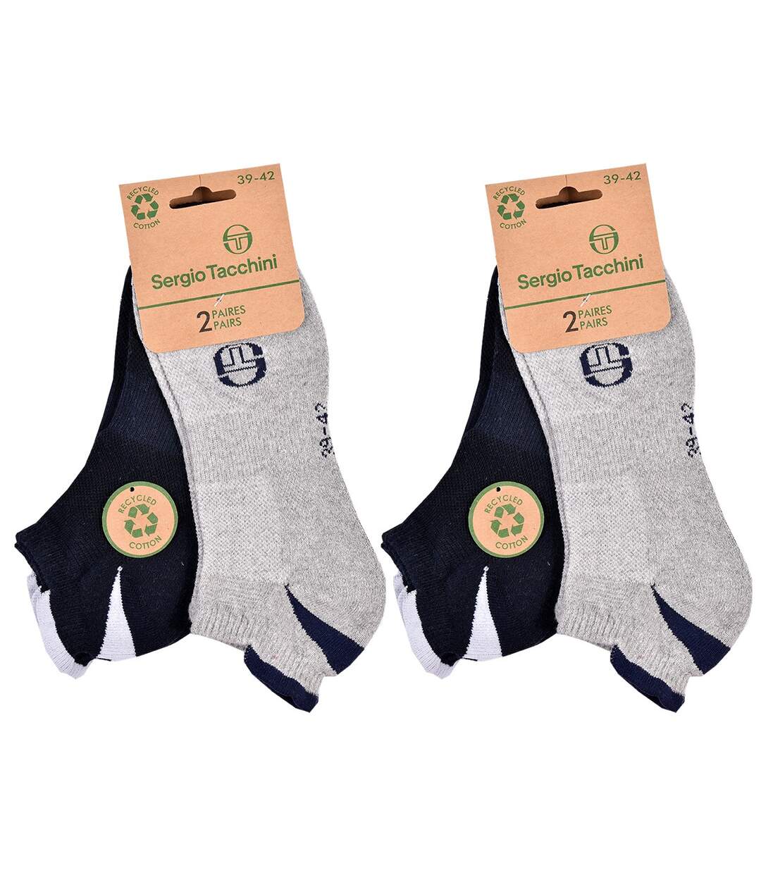 Chaussettes SNEAKER SERGIO TACCHINI Lot de 4 Paires PREMIUM 2287 SNEAKER ASS-3