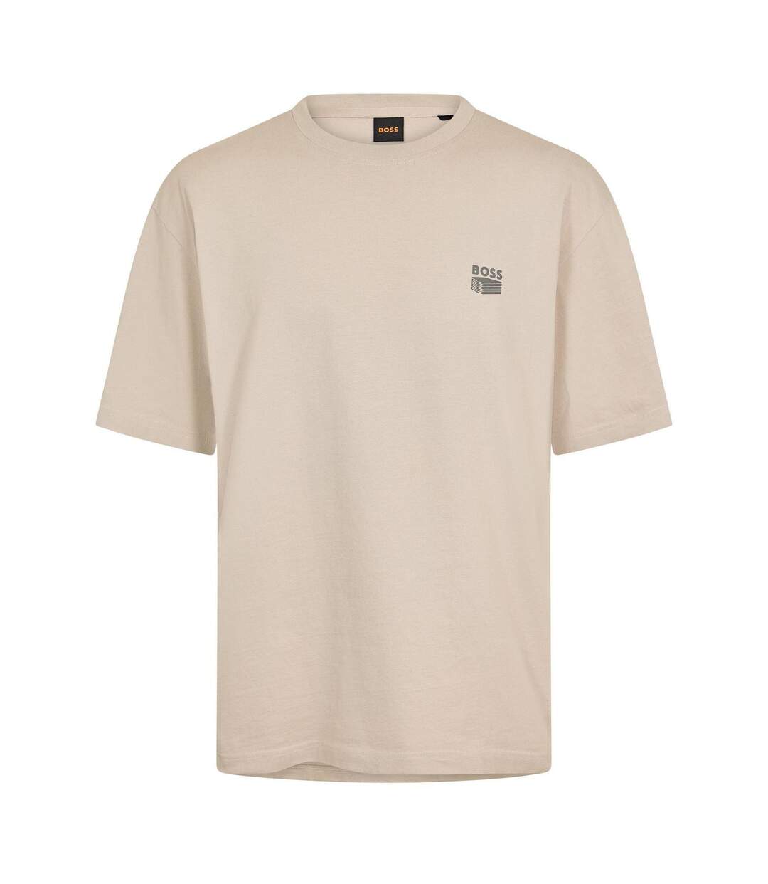 T-shirt Brutalism Homme Gris Clair Boss-1