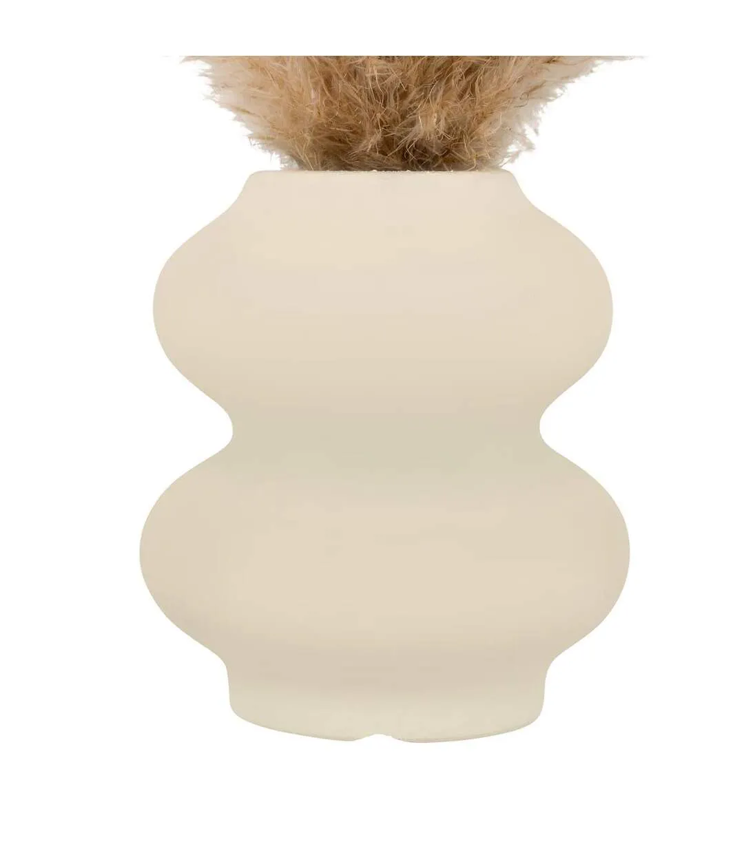 Composition Pampa Artificielle Glen 42cm Blanc-2