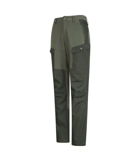 Womens/ladies Expedition Hybrid Hiking Trousers Khaki Mountain Warehouse