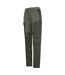 Womens/ladies Expedition Hybrid Hiking Trousers Khaki Mountain Warehouse-3