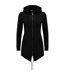Womens/ladies sweat parka black Urban Classics-1