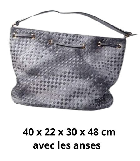 Sac à  main femme noir shopping grand format - Praticité et style
