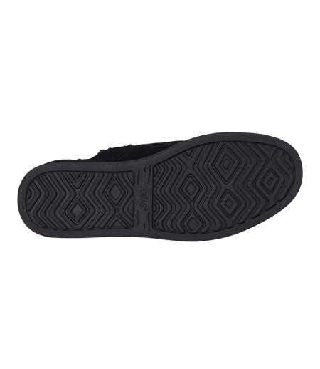 Mens Alonso Suede Mules Black Toms