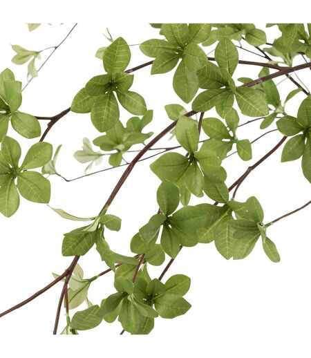Plante Artificielle Fines Feuilles 190cm Vert & Noir