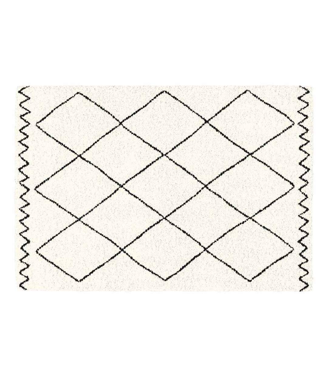 Tapis Déco Imprimé Saoura 120x170cm Beige-1
