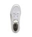 Womens/ladies Karmen Ii Leather Platform Trainers White Gold Puma-3